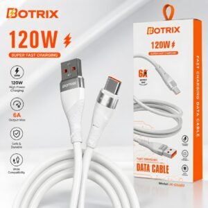 BOTRIX 120W Fast Charging Cable – 6A Data Cable